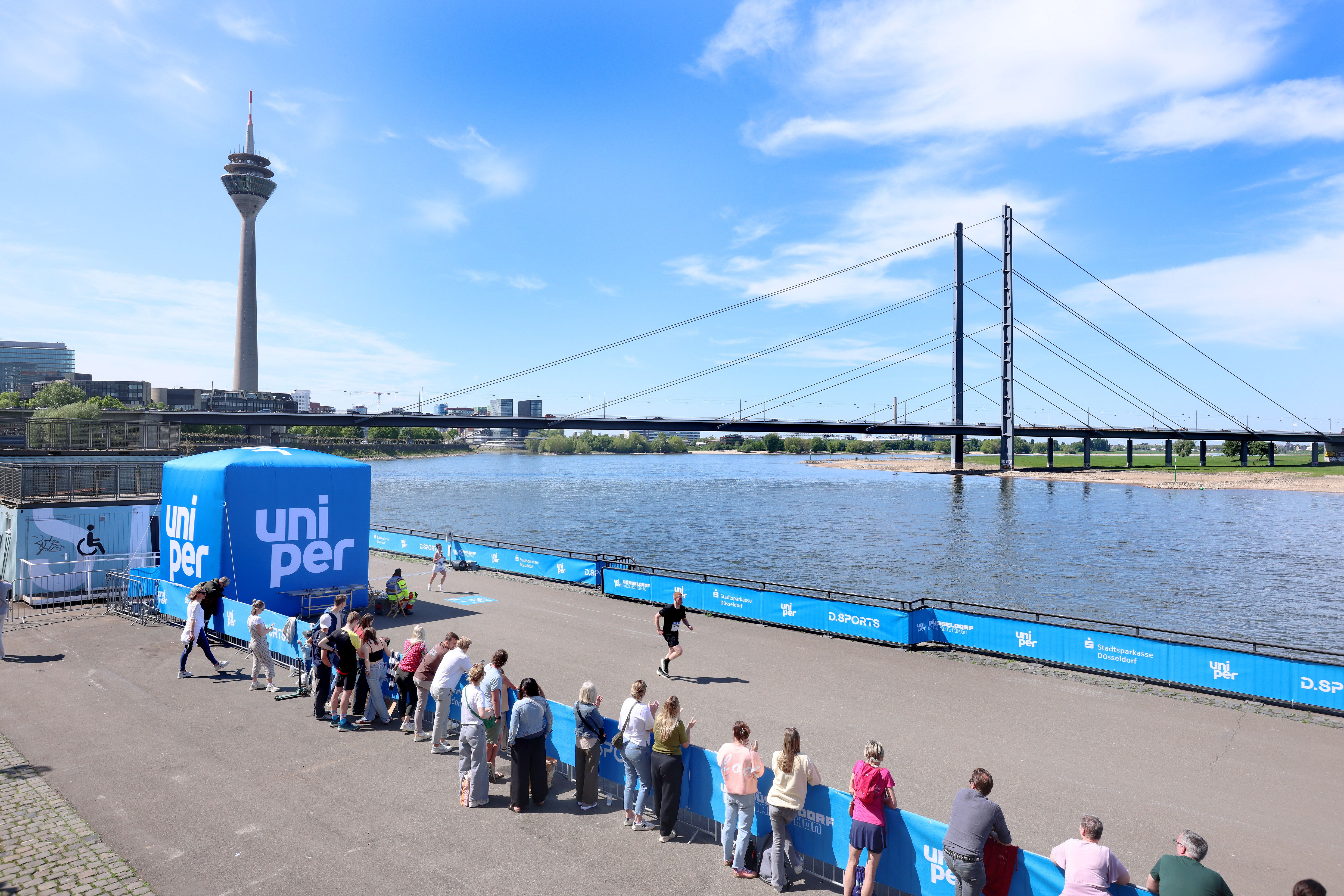 Marathon route Rhine Promenade