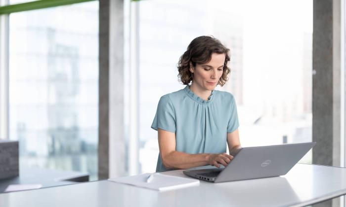 Woman working