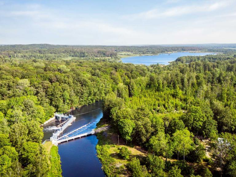 Unipers vattenkraft i södra Sverige