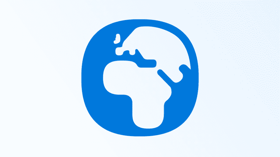 Uniper pictogram to symbolise 'global'