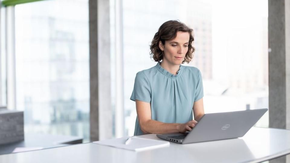 Woman at Laptop
