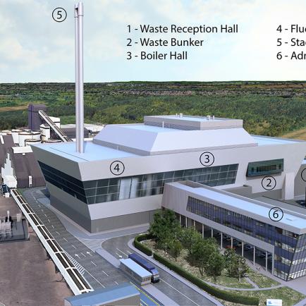 Computer generated image showing proposed design of EMERGE Centre building