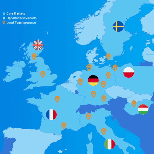 Uniper Renewables Locations Map