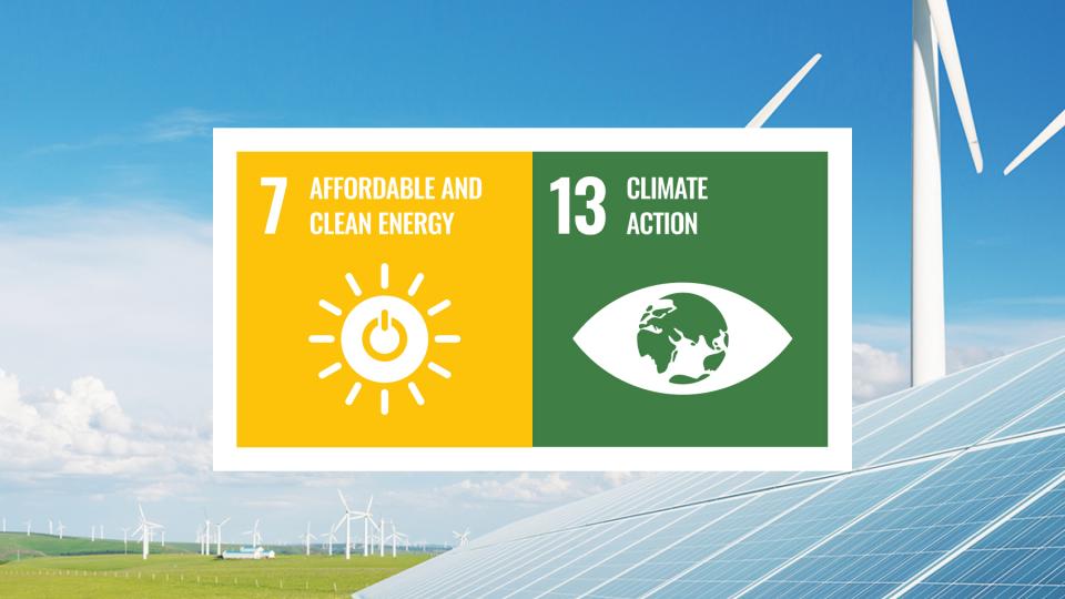 UN Goals 7 13 climate action